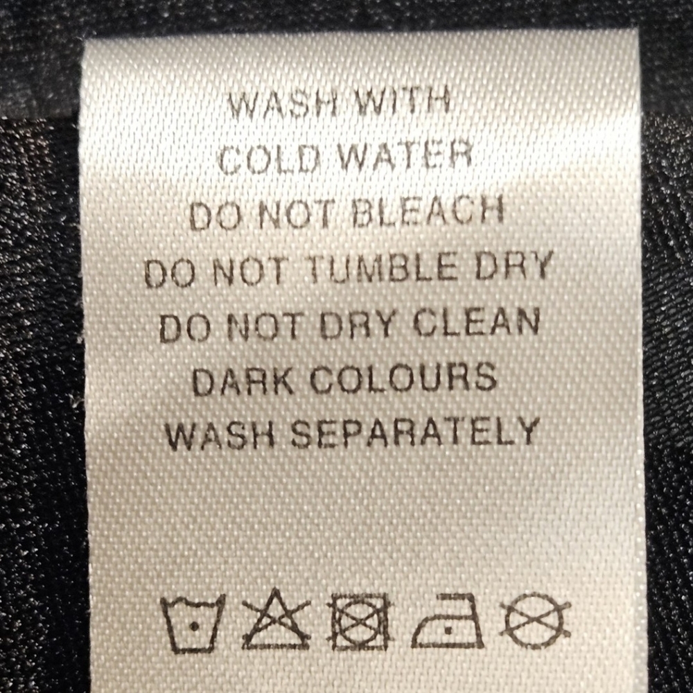 Lily by Firmiana 2X Black Lace Sharkbite Dress Rosette Neckline - Picture 10 of 13